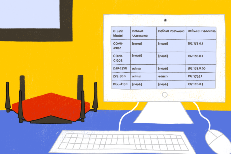 Пароли для роутеров по умолчанию