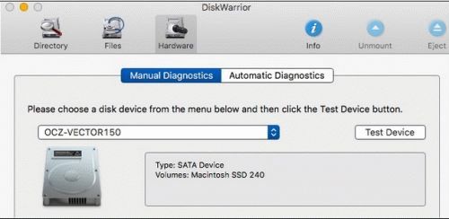 Disk Warrior тест диска