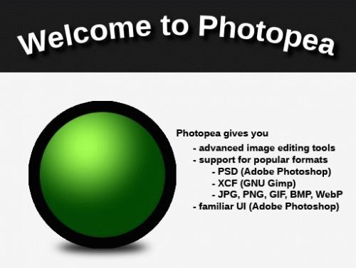 Онлайн редактор Photoshop